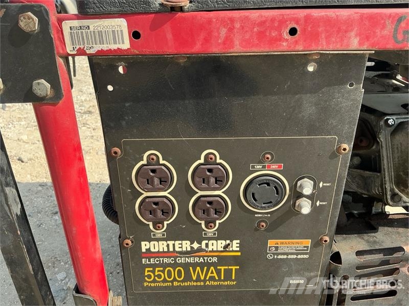  Porter Cable 5.5 kVA Mobile Generator Set (Inopera مولدات ديزل