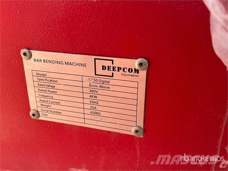  Quantity of (2) Electric Bar Bender مكونات أخرى