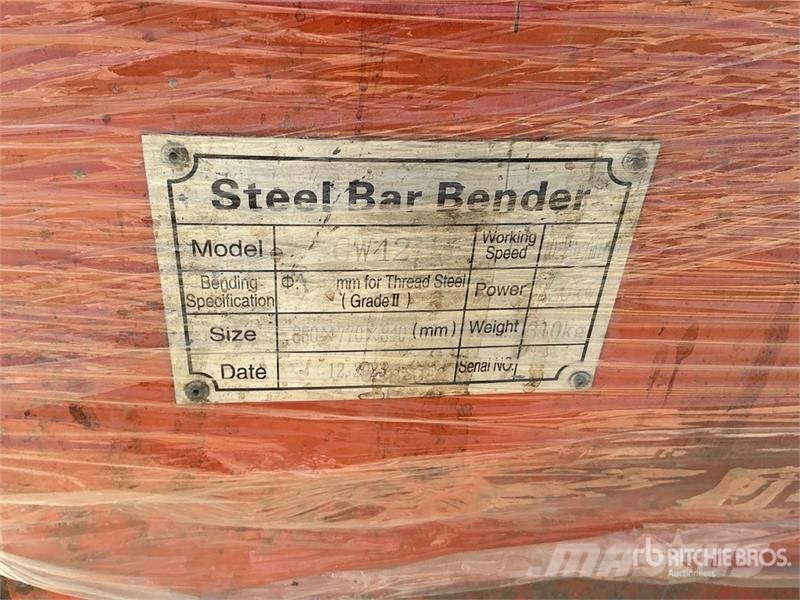  Quantity of (2) Electric Bar Bender مكونات أخرى