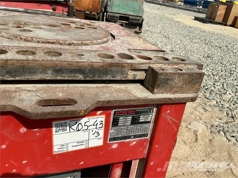 Quantity of (3) Electric Bar Bender مكونات أخرى
