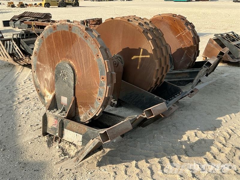 Quantity of (3) Skid Steer Compaction Wheel Construction - Autres