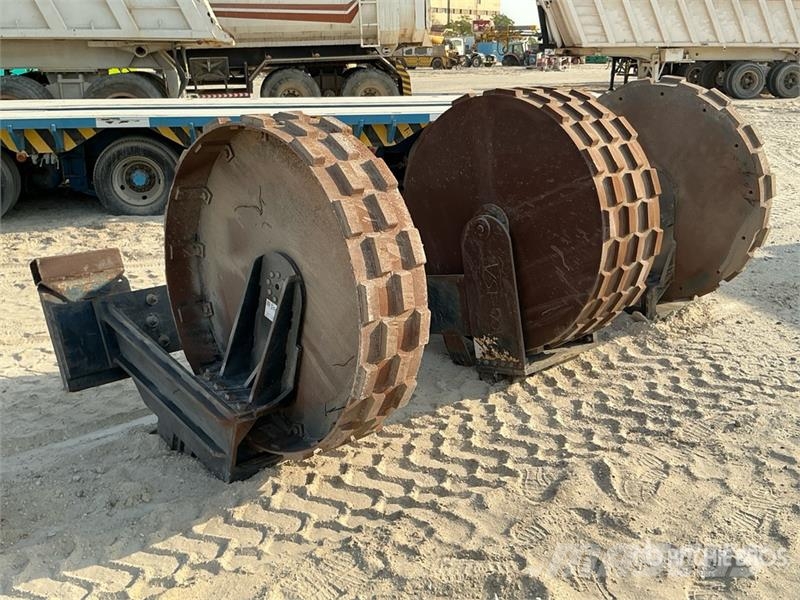 Quantity of (3) Skid Steer Compaction Wheel Construction - Autres