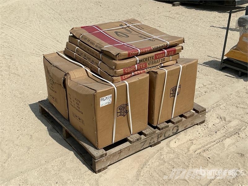  Quantity of (4) Concrete Vibrator (Unused) دكاكات أفقية