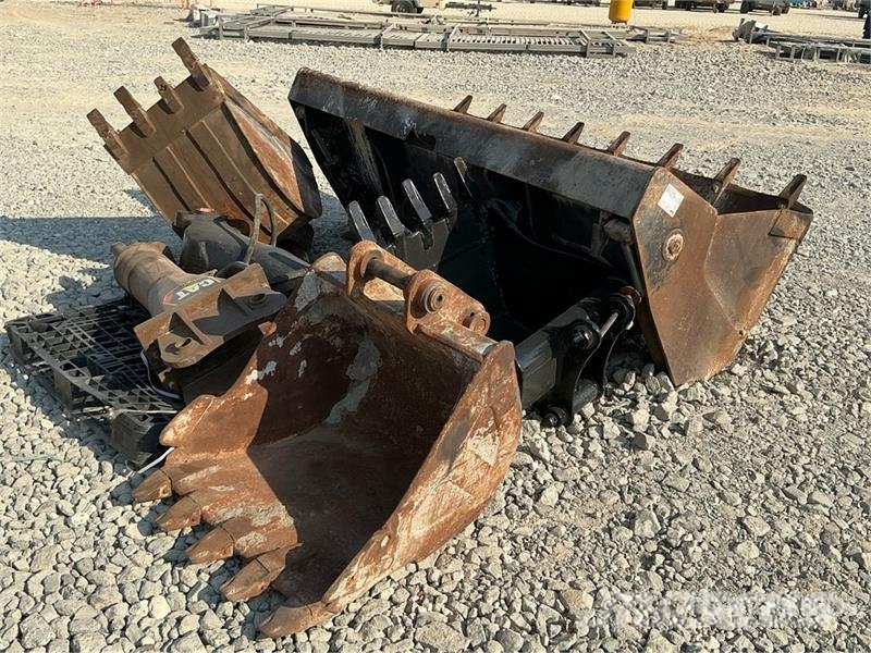 Quantity of (6) Hydraulic Breaker w/ Backhoe Loade Lopaty