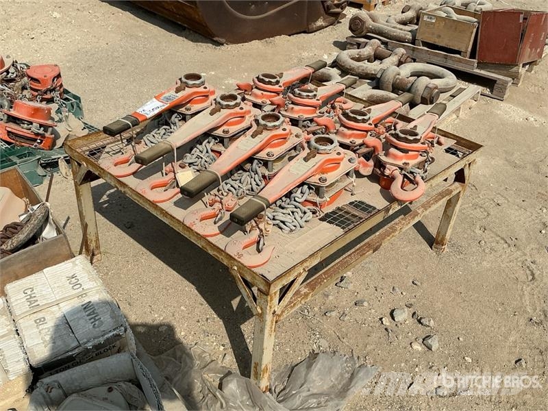 Quantity of (8) Lever Chain Blocks (Unused) Daru tertozékok és felszerelések