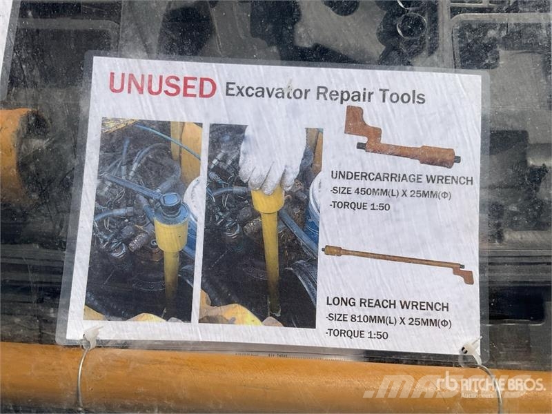  Quantity of Excavator Repair Tools & Pressure Gaug Drugi deli