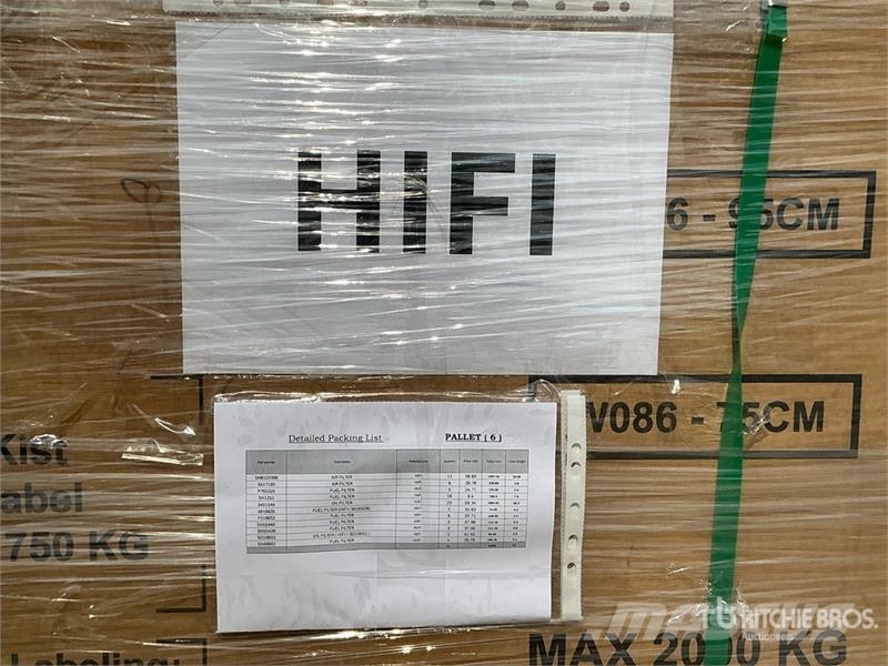  Quantity of Hifi Air, Fuel & Oil Filters (Unused) مكونات أخرى