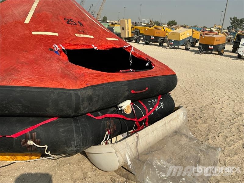 RFD Quantity of (10) Liferaft مكونات أخرى