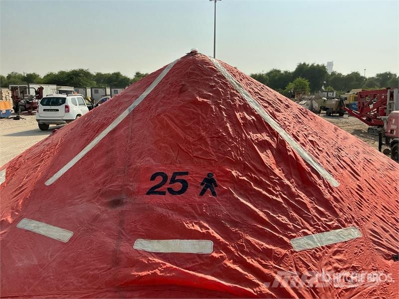 RFD Quantity of (10) Liferaft مكونات أخرى