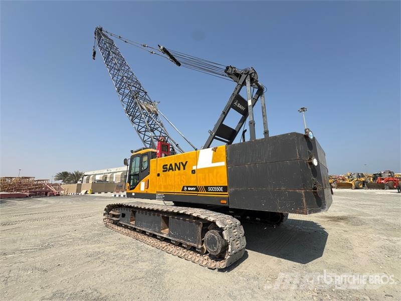Sany SC550E 55 ton Lattice-Boom Crawler Crane Grue sur chenilles