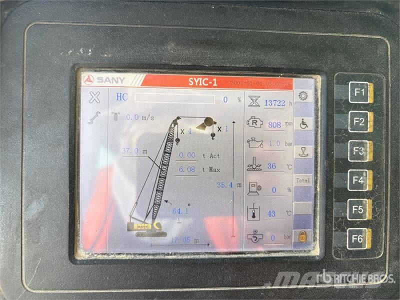 Sany SCC550C 55 ton Lattice-Boom Crawler Crane Grue sur chenilles