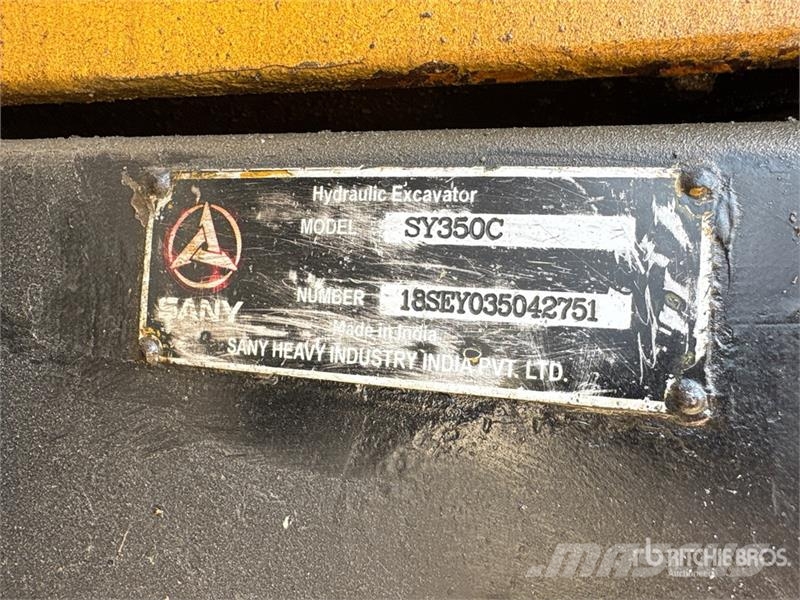 Sany SY350C Tracked Excavator حفارات زحافة