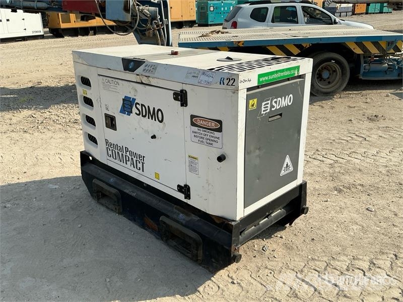 Sdmo R22 22 kVA Skid-Mounted Generator Set (Inoperable) Diesel Generatorer