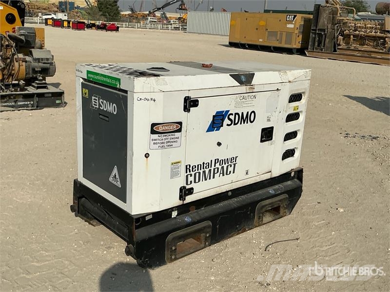 Sdmo R22 22 kVA Skid-Mounted Generator Set (Inoperable) Diesel Generatorer