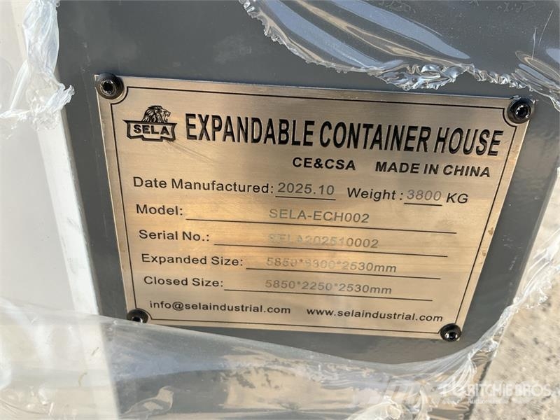  SELA ECH002 5.8 m x 2.2 m Expandable Container Hou مقطورات أخرى