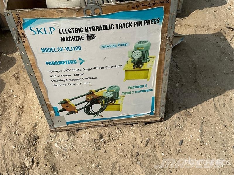 SKLP SK-YLJ100 Electric Hydraulic Track Pin Press Drugi deli