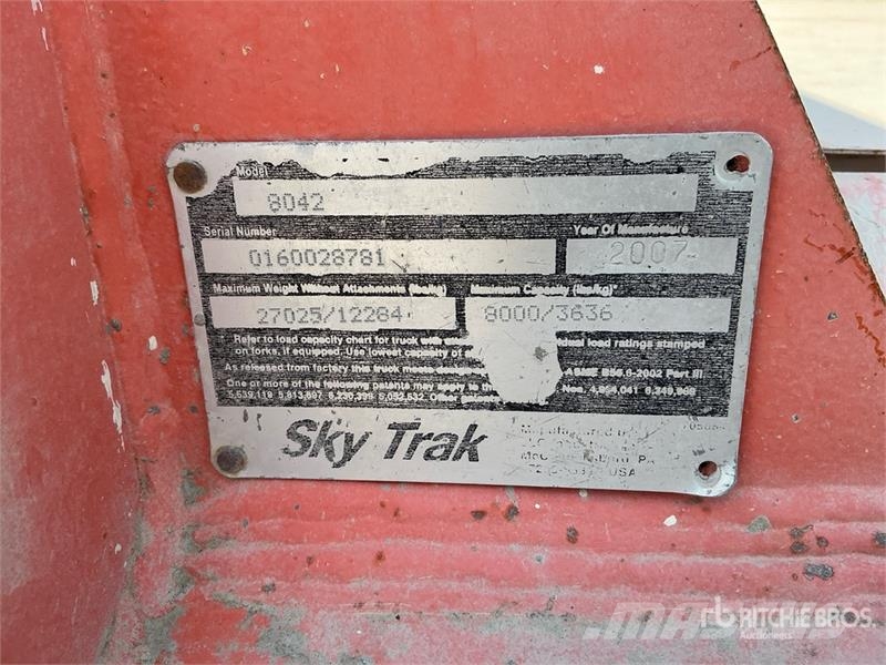  Sky Track Telehandler (Inoperable) مناولات متداخلة