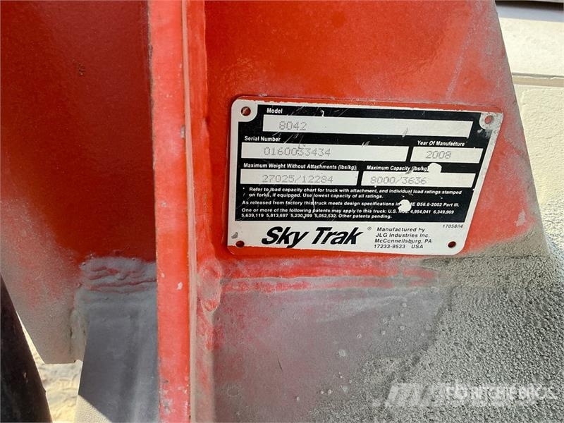 SkyTrak 8042 مناولات متداخلة