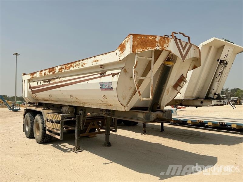 T/A End Dump Trailer Bañera