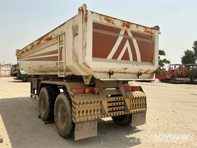 T/A End Dump Trailer Bañera