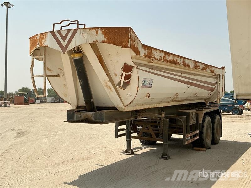 T/A End Dump Trailer Bañera