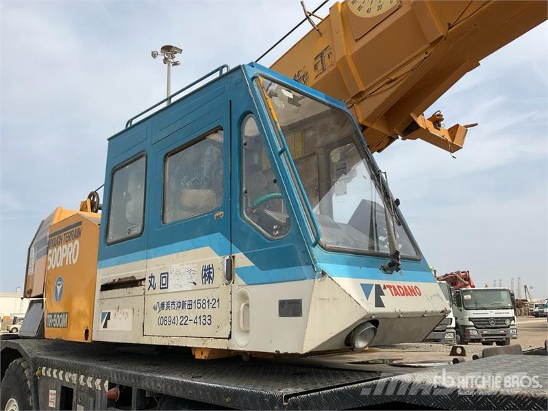 Tadano TR500M 50 ton 4x4x4 Rough Terrain Crane Macara teren accidentat