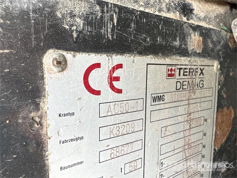 Terex-Demag AC50-1 Maastikutõstukid