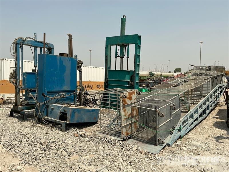  Textile Bailing Press Unit w/ Accessories معدات البناء - غير ذلك