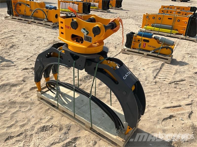  TOFT 04G Rotating Excavator Grapple - Fits 4 - 8 t خطاطيف