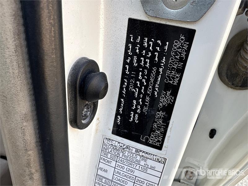 Toyota Prado TX 150L 4x4 SUV Voiture