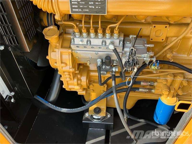  TPC 7000 175 kVA Skid-Mounted Generator Set (Unuse Dīzeļģeneratori