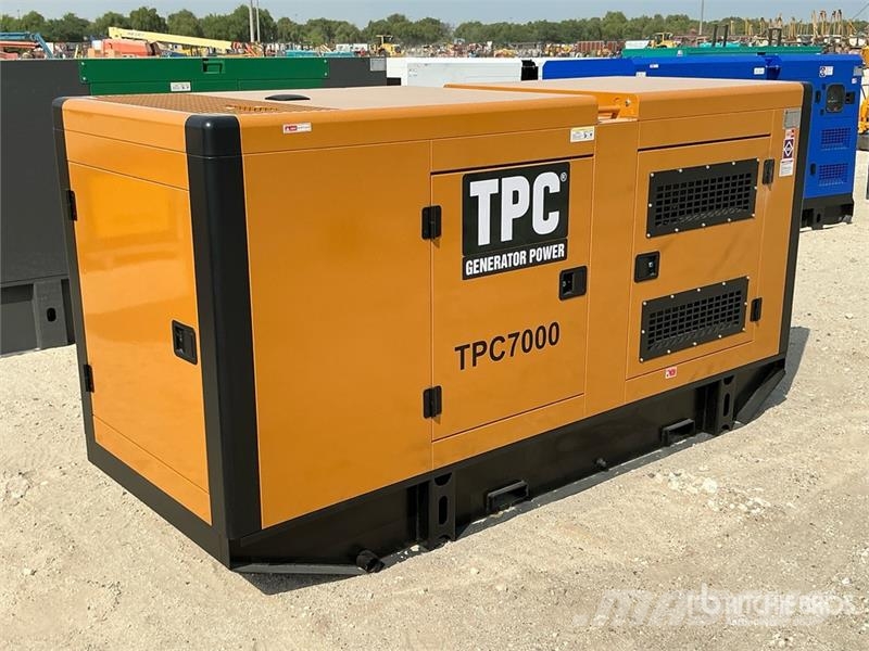  TPC 7000 175 kVA Skid-Mounted Generator Set (Unuse Dīzeļģeneratori