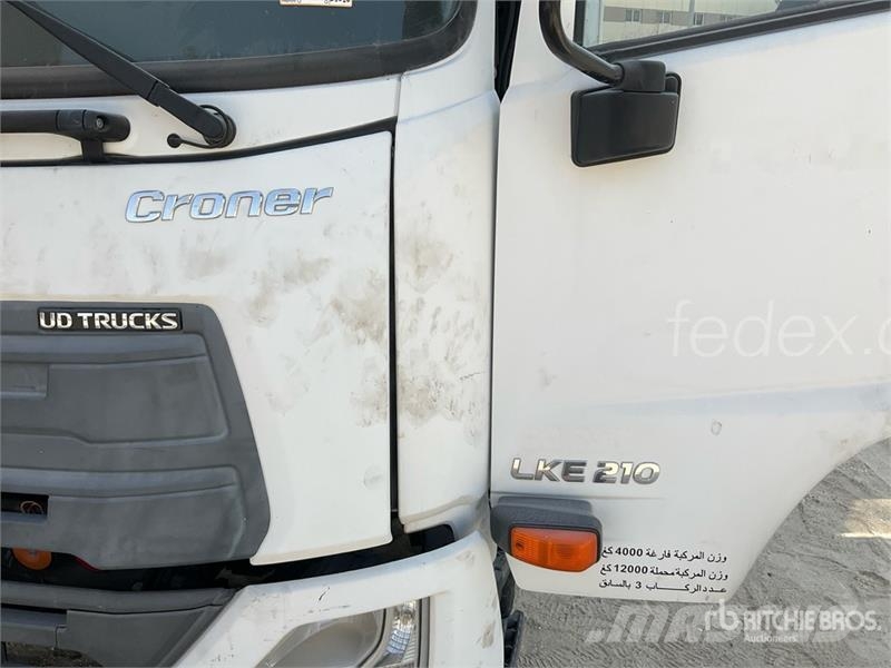 UD LKE210 4x2 7 Ton Curtain Side Truck (Inoperable) Tentautod
