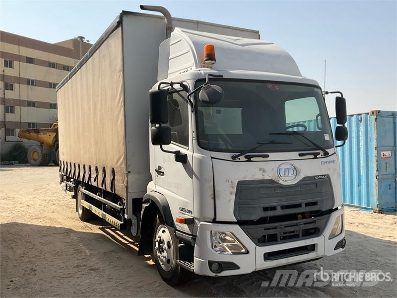 UD LKE210 4x2 7 Ton Curtain Side Truck (Inoperable) Tentautod