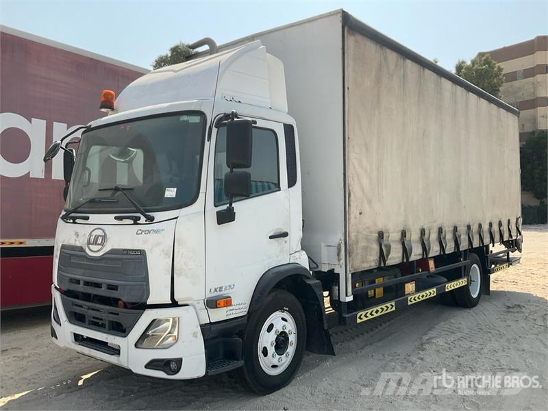 UD LKE210 4x2 7 Ton Curtain Side Truck (Inoperable) Tentautod