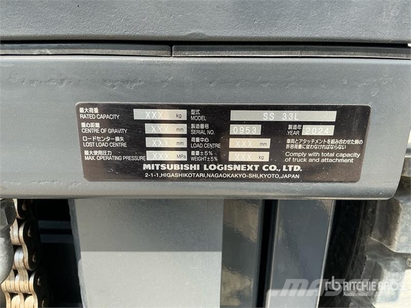 UniCarriers YG1F2A30U 3 ton Forklift (Unused) Інше