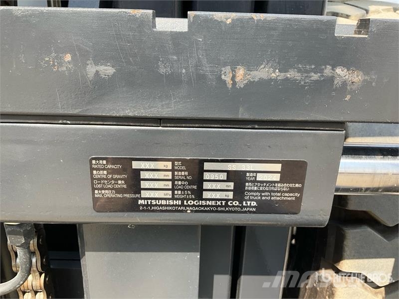 UniCarriers YG1F2A30U 3 ton Forklift (Unused) Інше