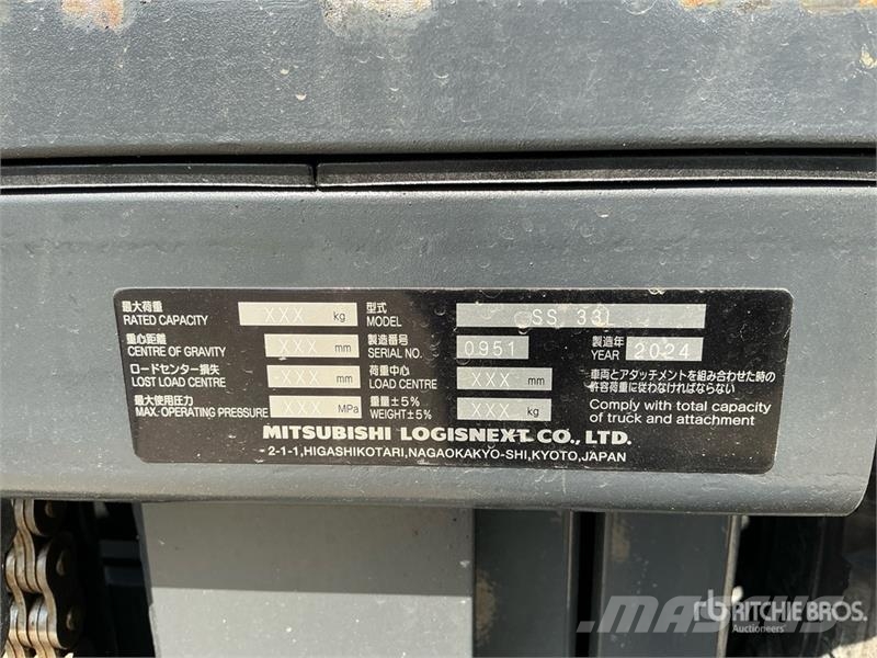 UniCarriers YG1F2A30U 3 ton Forklift (Unused) Другие складские механизмы