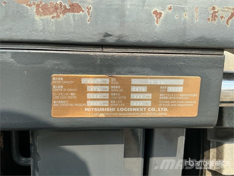UniCarriers YG1F2A30U 3 ton Forklift (Unused) Інше