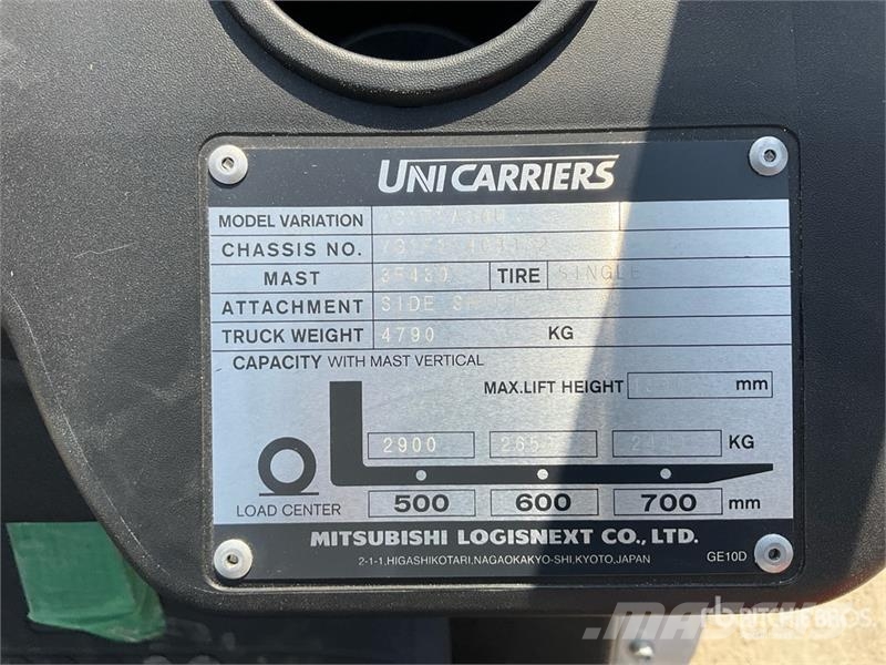 UniCarriers YG1F2A30U 3 ton Forklift (Unused) Інше