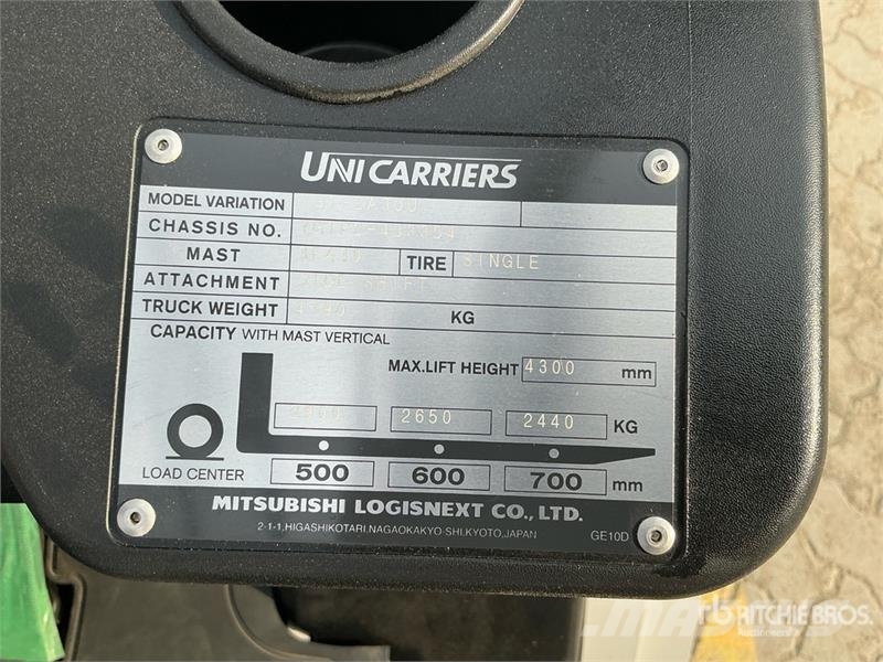 UniCarriers YG1F2A30U 3 ton Forklift (Unused) شاحنات ذات رافعات شوكية - أخرى