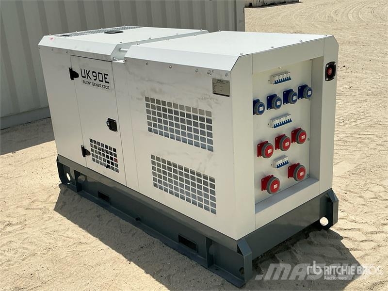  Unikai UK90E 90 kVA Skid-Mounted Generator Set (Un مولدات ديزل