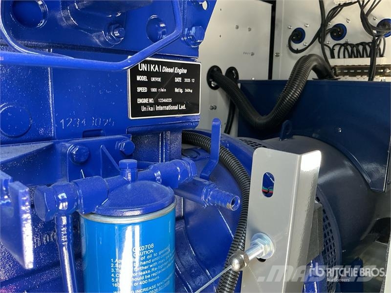  Unikai UK90E 90 kVA Skid-Mounted Generator Set (Un مولدات ديزل