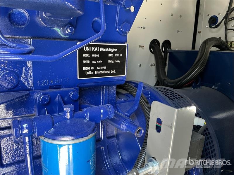  Unikai UK90E 90 kVA Skid-Mounted Generator Set (Un مولدات ديزل