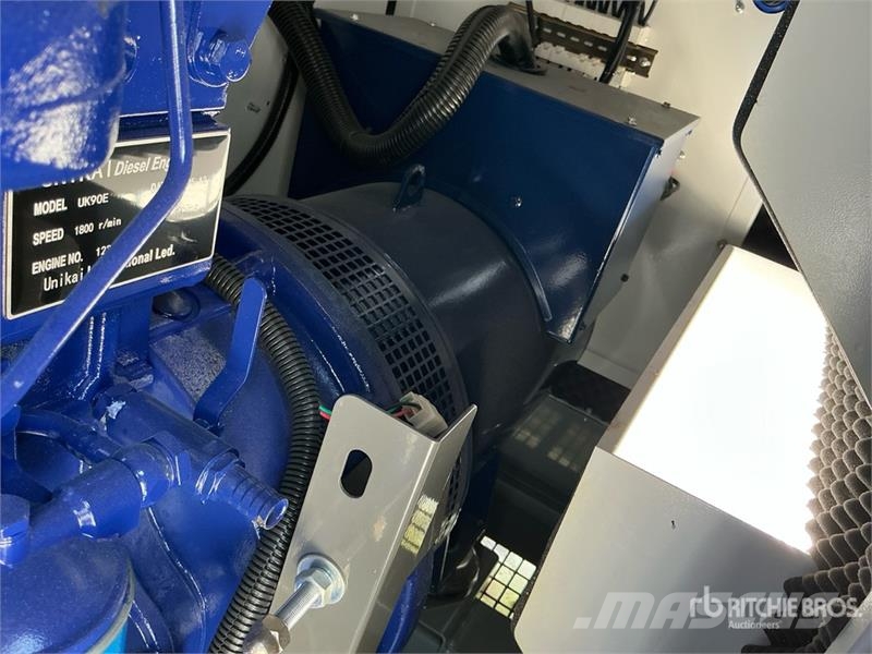  Unikai UK90E 90 kVA Skid-Mounted Generator Set (Un مولدات ديزل