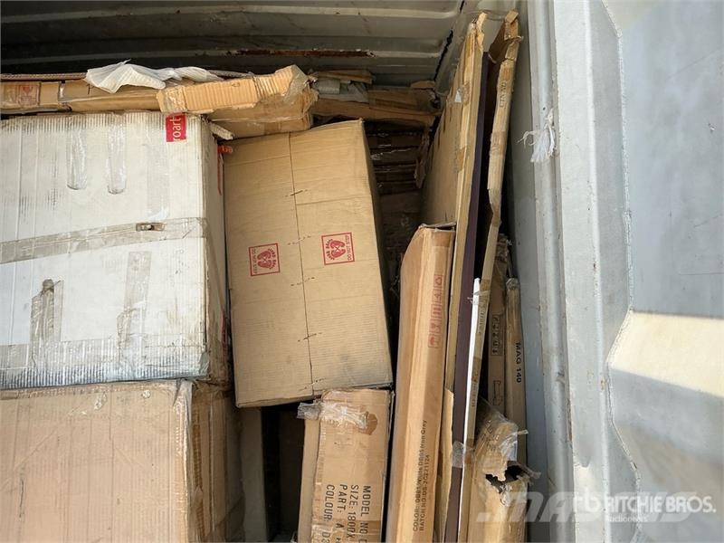  Unused Furniture w/ 2007 20 Ft Storage Container Storage containers