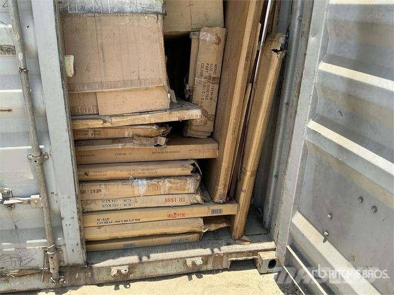  Unused Furniture w/ 2007 20 Ft Storage Container Storage containers