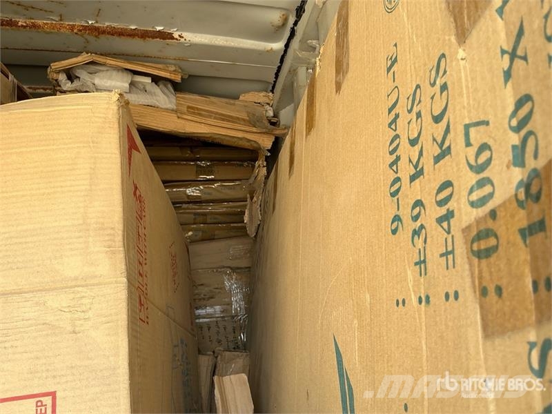  Unused Furniture w/ 2007 20 Ft Storage Container Storage containers