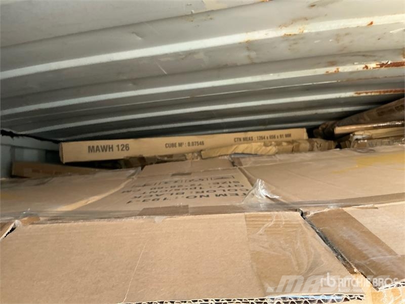  Unused Furniture w/ 2007 20 Ft Storage Container Storage containers