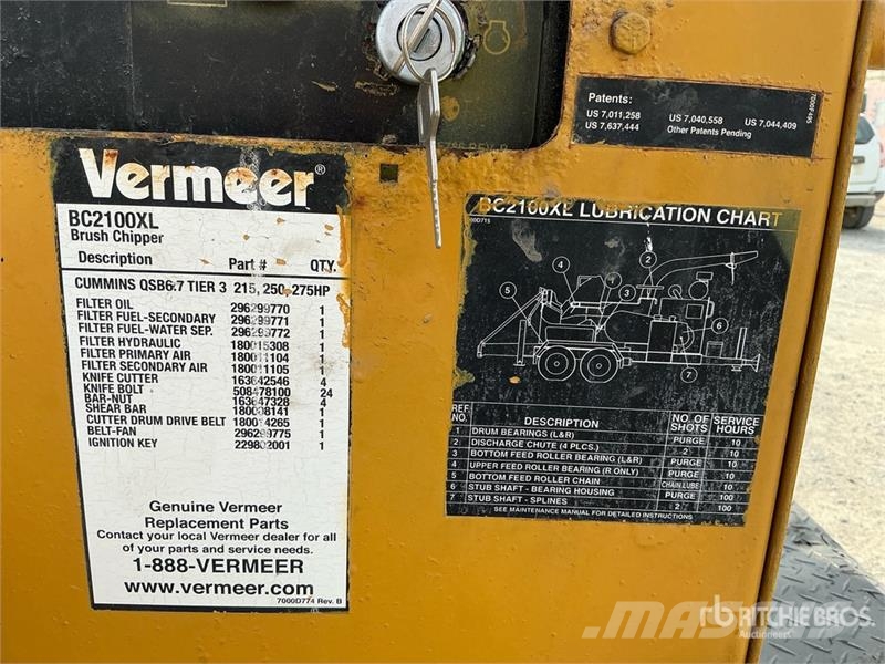 Vermeer BC2100XL Tow-Behind Wood Chipper Fa aprítók